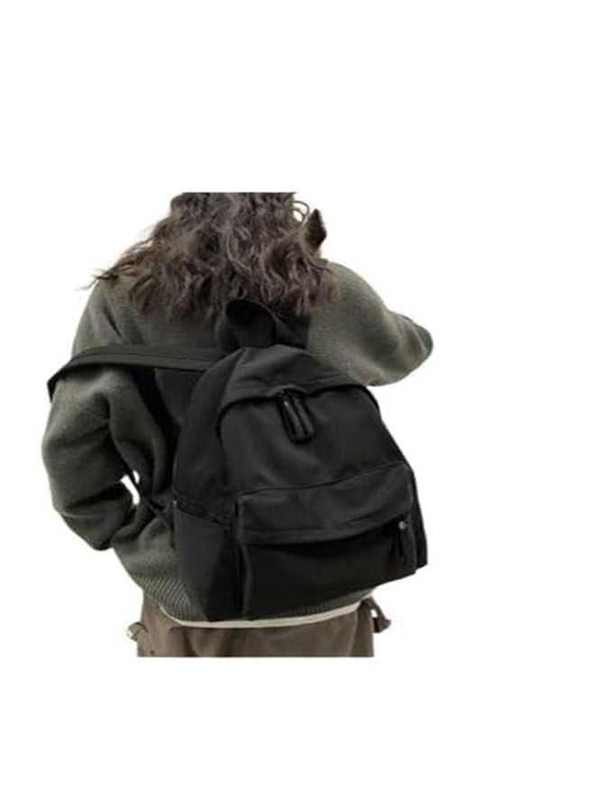 VELWORD Standard Backpack .casual laptop bag Latest Girls bags. college bags. school .Tuition..Office.Travel Bag.Women's Trendy .Kids Backpack Casual bag backpack (A BLACK) - Image 5